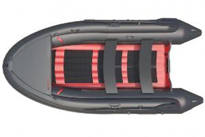 Лодка Badger ARL390 с штормовым бортом (Черный/красный)